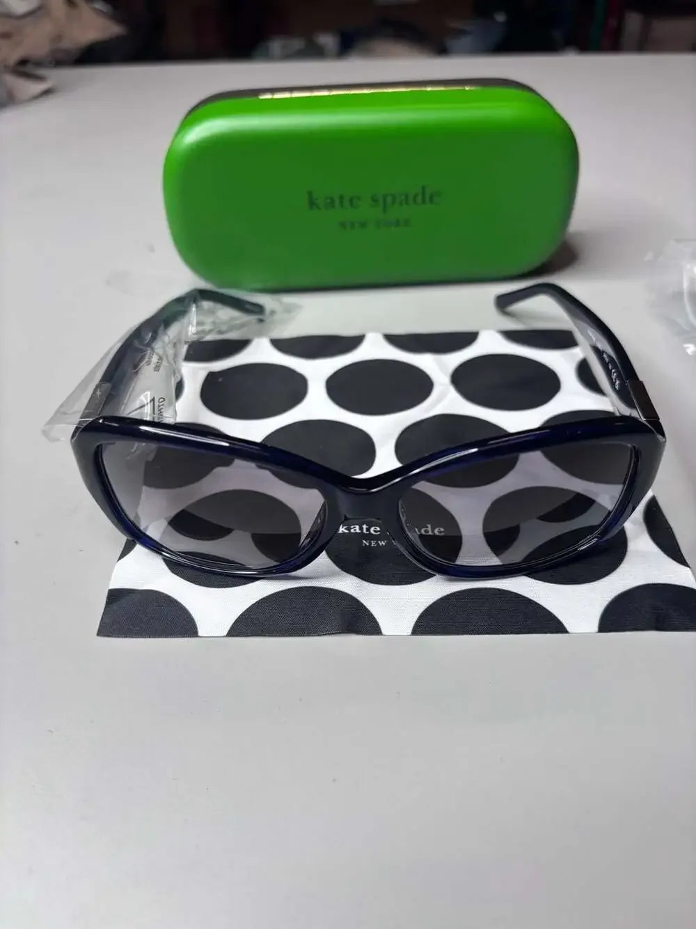 Kate Spade Elowen/G/S 1NR Sunglasses Women's Beige Havana/Brown Gradient 55mm